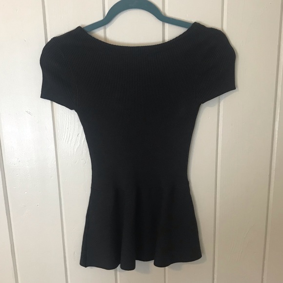 NWT Philosophy Peplum Ribbed Top sz xs - Picture 4 of 5